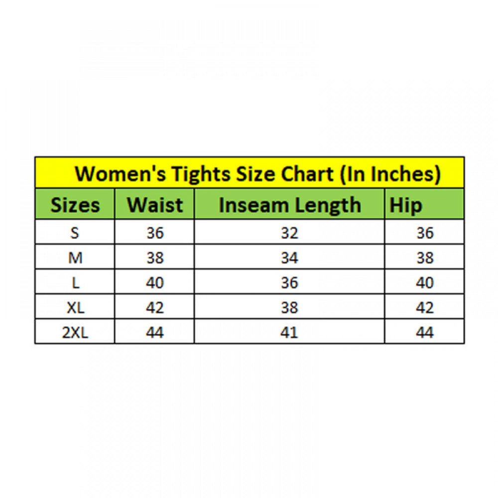 Generic Women's Polyester Solid Ankle length High Waisted Tights (Grey)